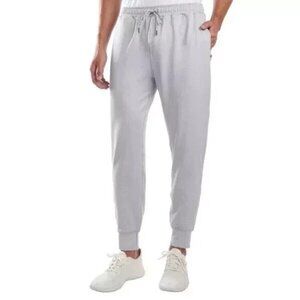 NEW Kirkland Signature Men's L Active Jogger Gray 4-Way Stretch Moisture-Wicking